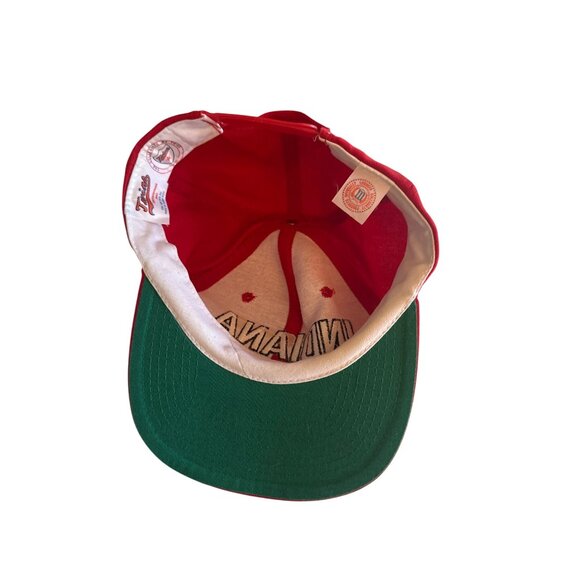 Indiana Hoosiers Red Snapback Hat By Twins Enterprise - Picture 4 of 7